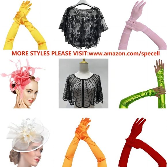 Fascinator Hat Women Tea Party - yellow - Picture 4 of 4